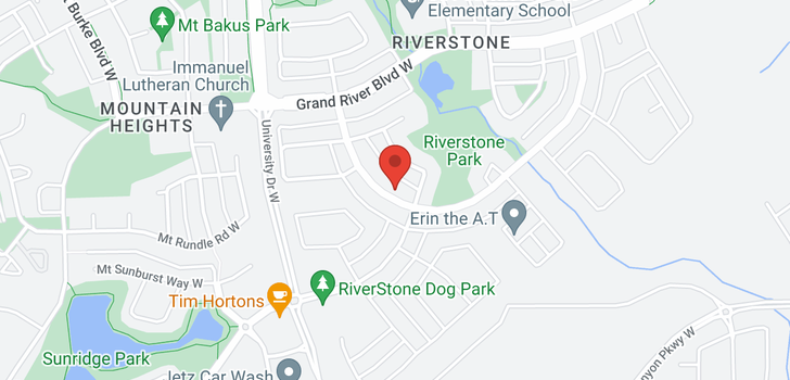 map of 55 Riverpark Boulevard W